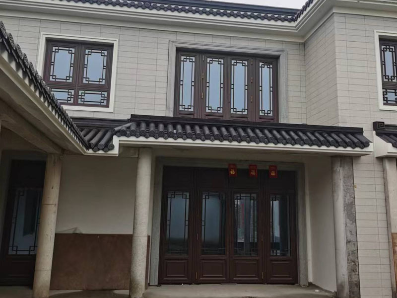 鋁包木中式門窗