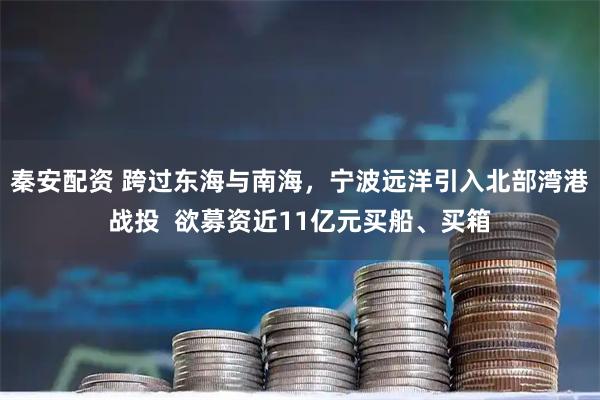 秦安配资 跨过东海与南海，宁波远洋引入北部湾港战投  欲募资近11亿元买船、买箱